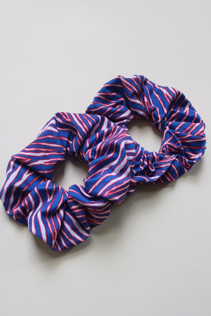 Scrunchie Buffalo Bills Pattern Fabric 