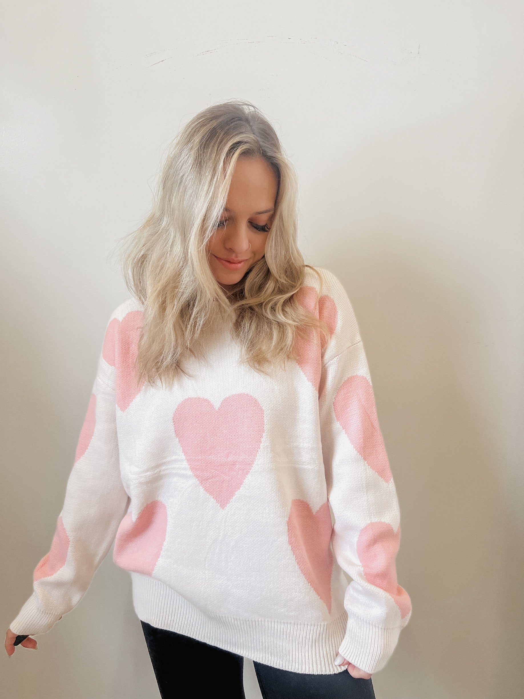 Heart with shop eyes sweater